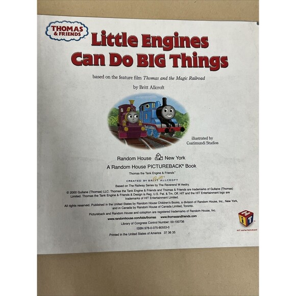 Lot Of 5 Thomas & Friends Books 1 Hardcover + 4 Paperback , Some Vintage - Picture 10 of 10